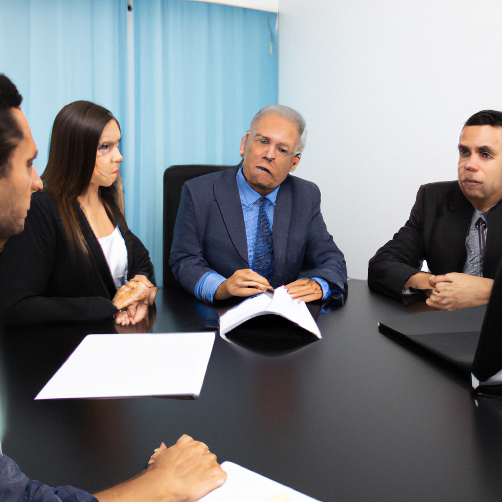 Equipe profissional de corretores